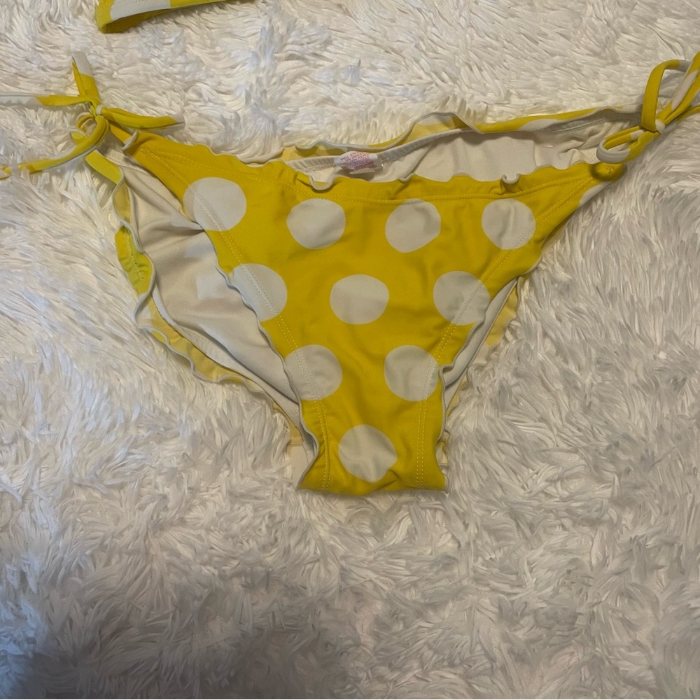Yellow Polka Dot Bikini Set - Picture 4 of 9